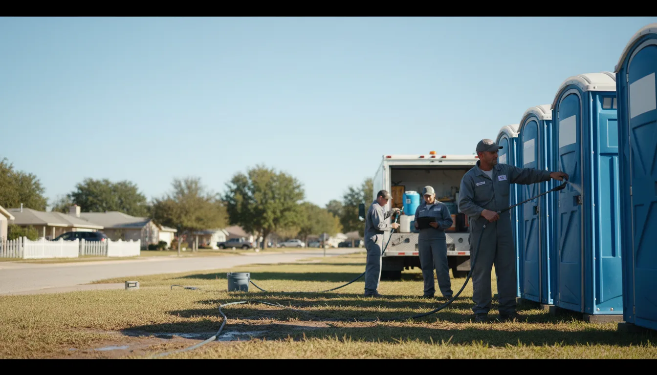 Long-Term Portable Toilet Rental in Louisiana near me